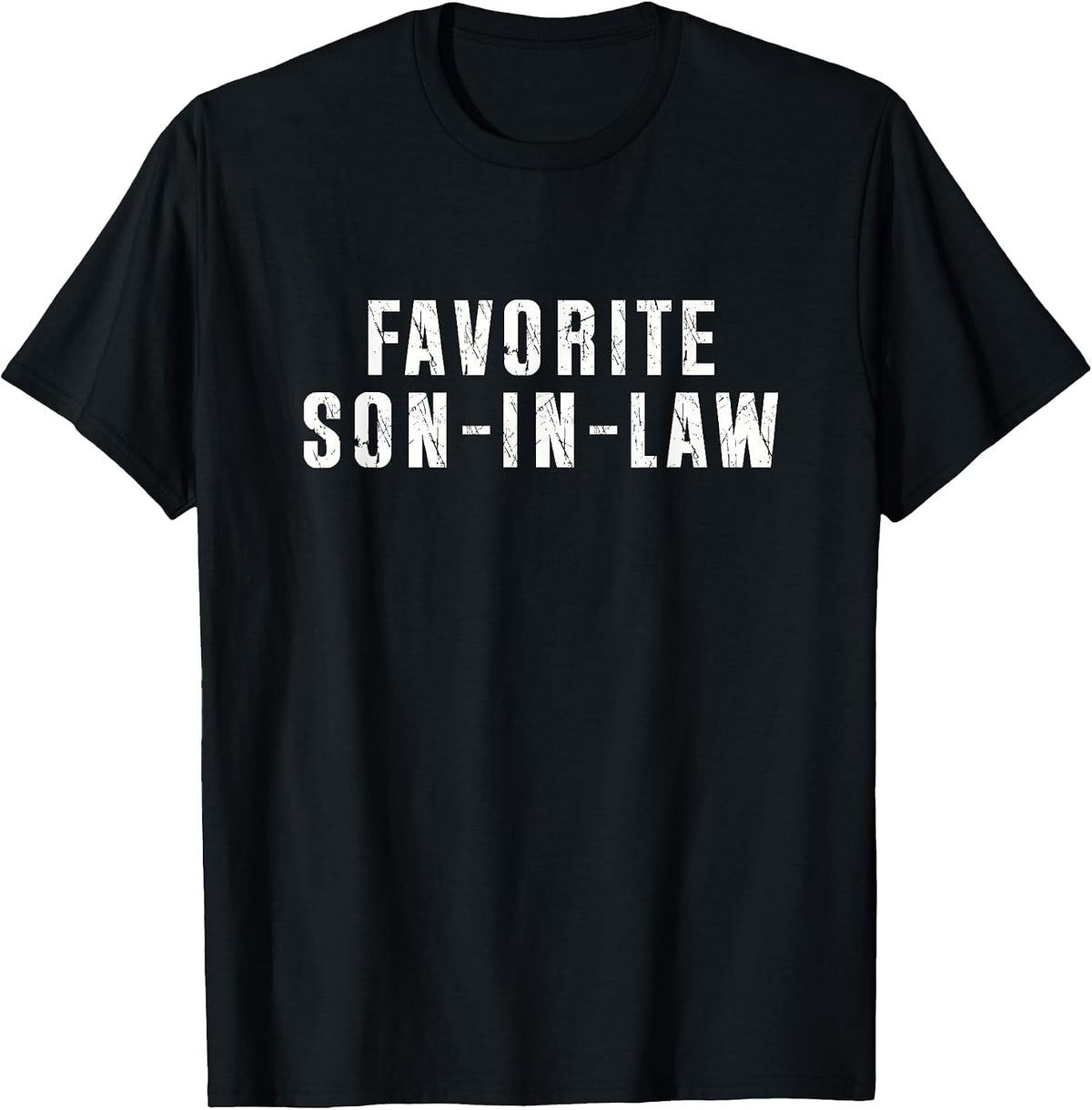 Favorite Son in Law for the Best Son-in-Law T-Shirt - Black
