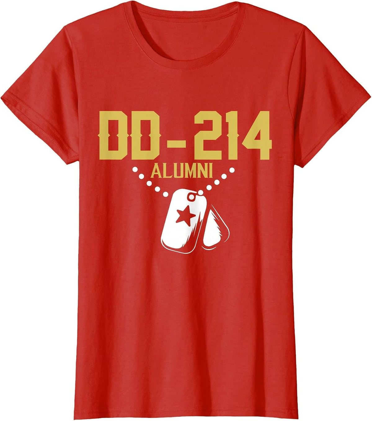 DD-214 US Army Alumni Vintage T-Shirt - Red