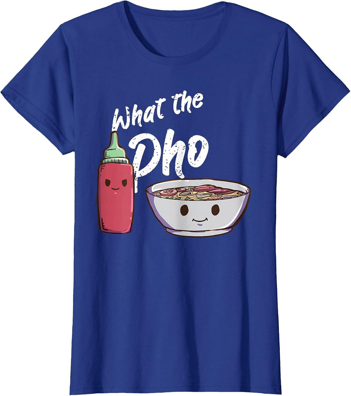 Pho Ramen Noodles Vietnamese Anime Kawaii T-Shirt - Royal Blue