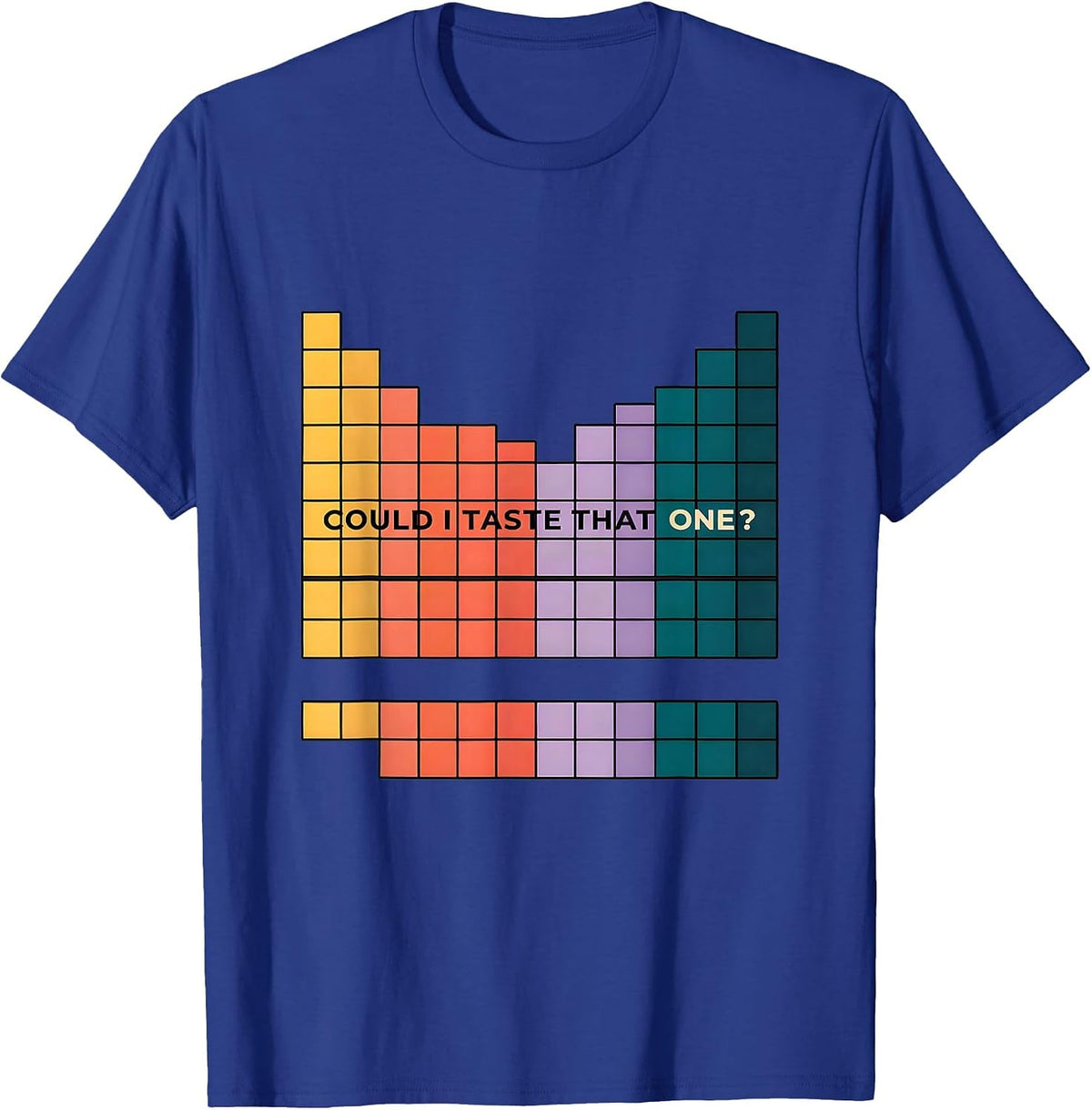 Men's Could I Taste That One Funny Periodic Table Science Teacher T-Shirt - Royal Blue