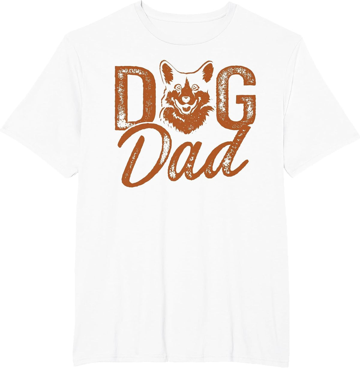Corgi Dog Dad T-Shirt - White