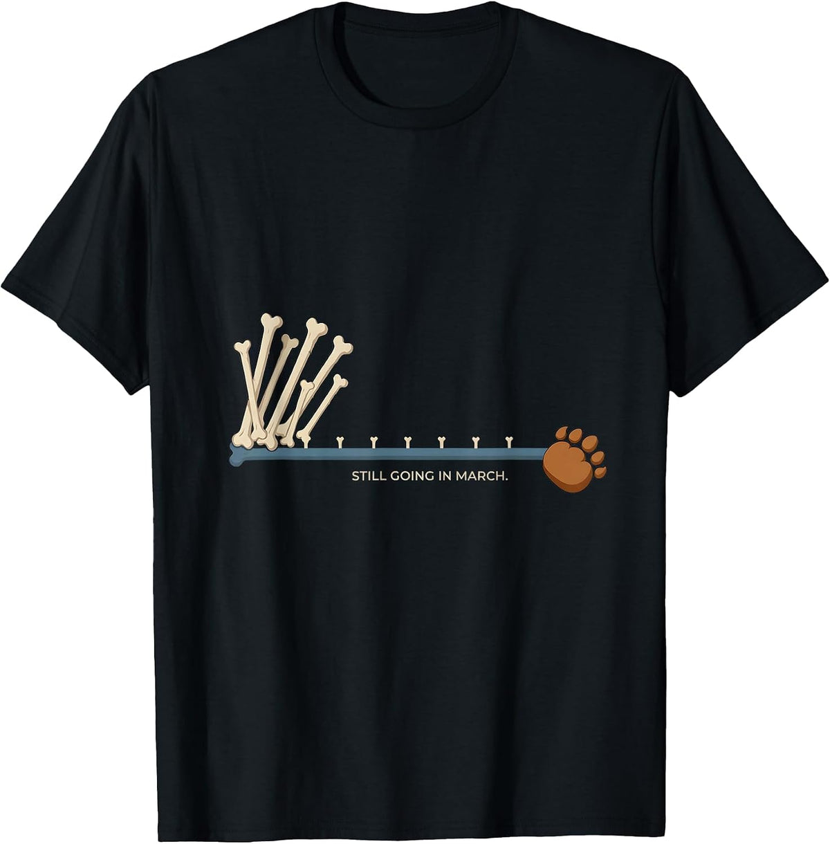 Men's Still Going In March Funny Sloth New Year Resolution Humor T-Shirt - Black
