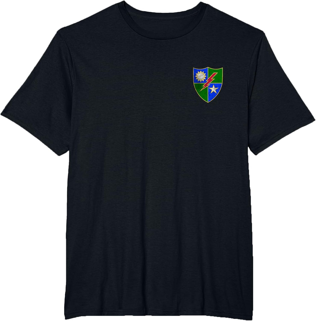 75th Ranger Regiment DUI Distressed Logo Airborne Rangers T-Shirt - Black