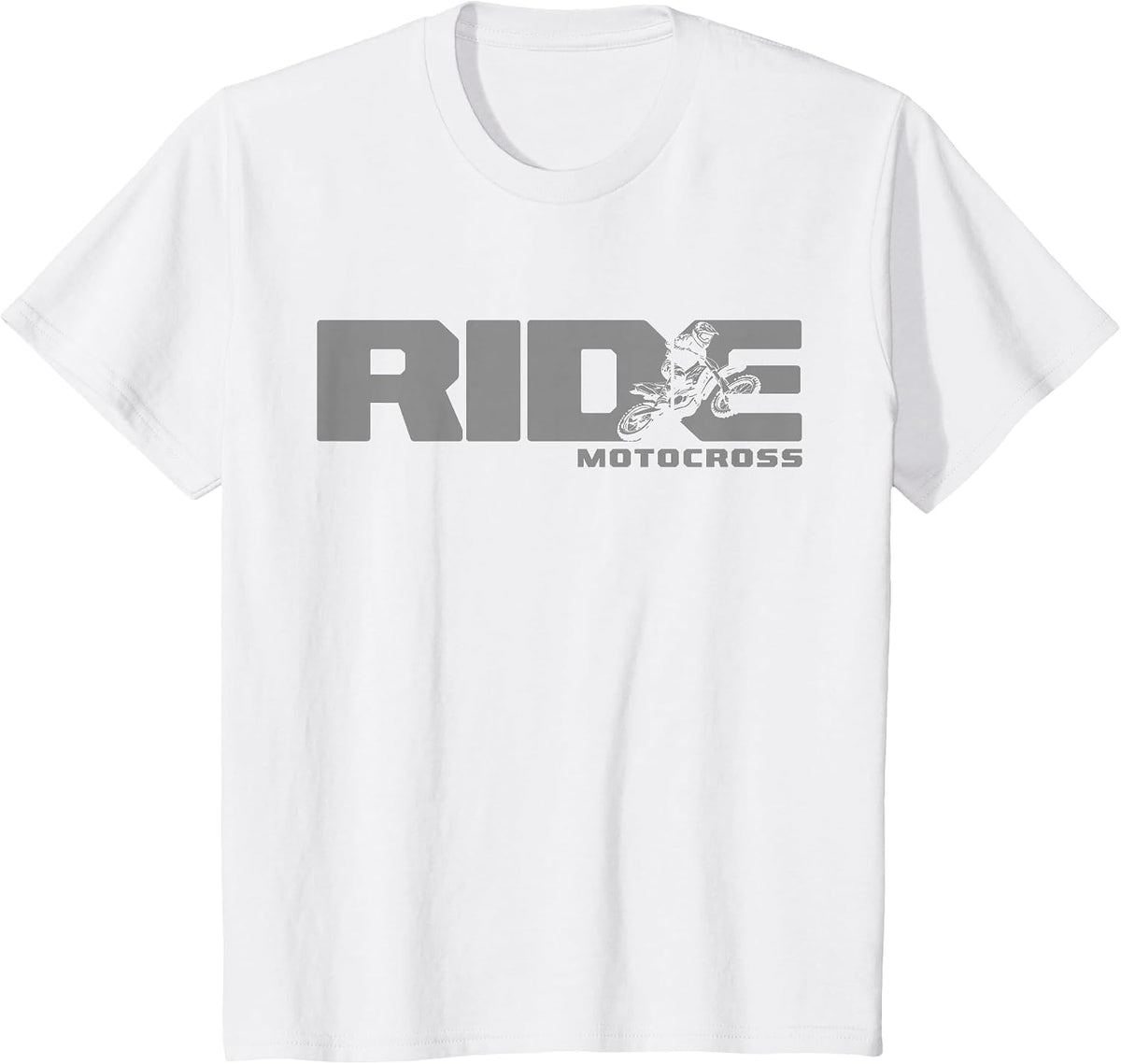 Ride Dirt Bike Motocross Apparel - Motocross Dirt Bike T-Shirt - White
