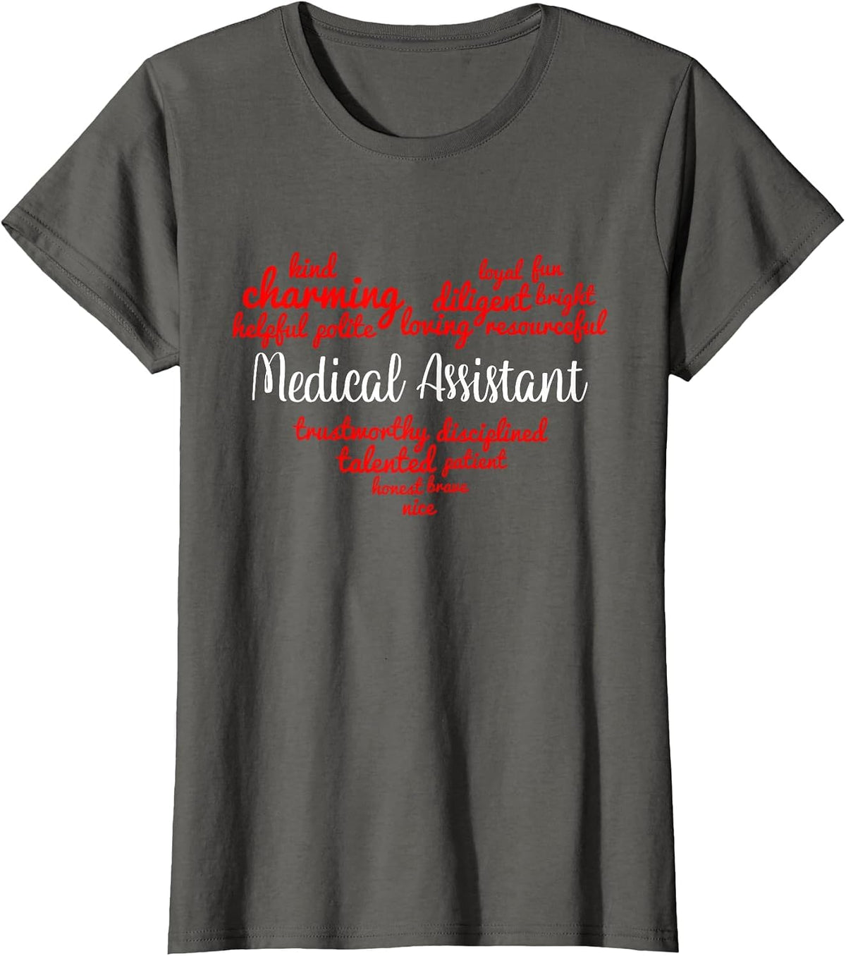 Medical Assistant T-Shirt - Asphalt Grey