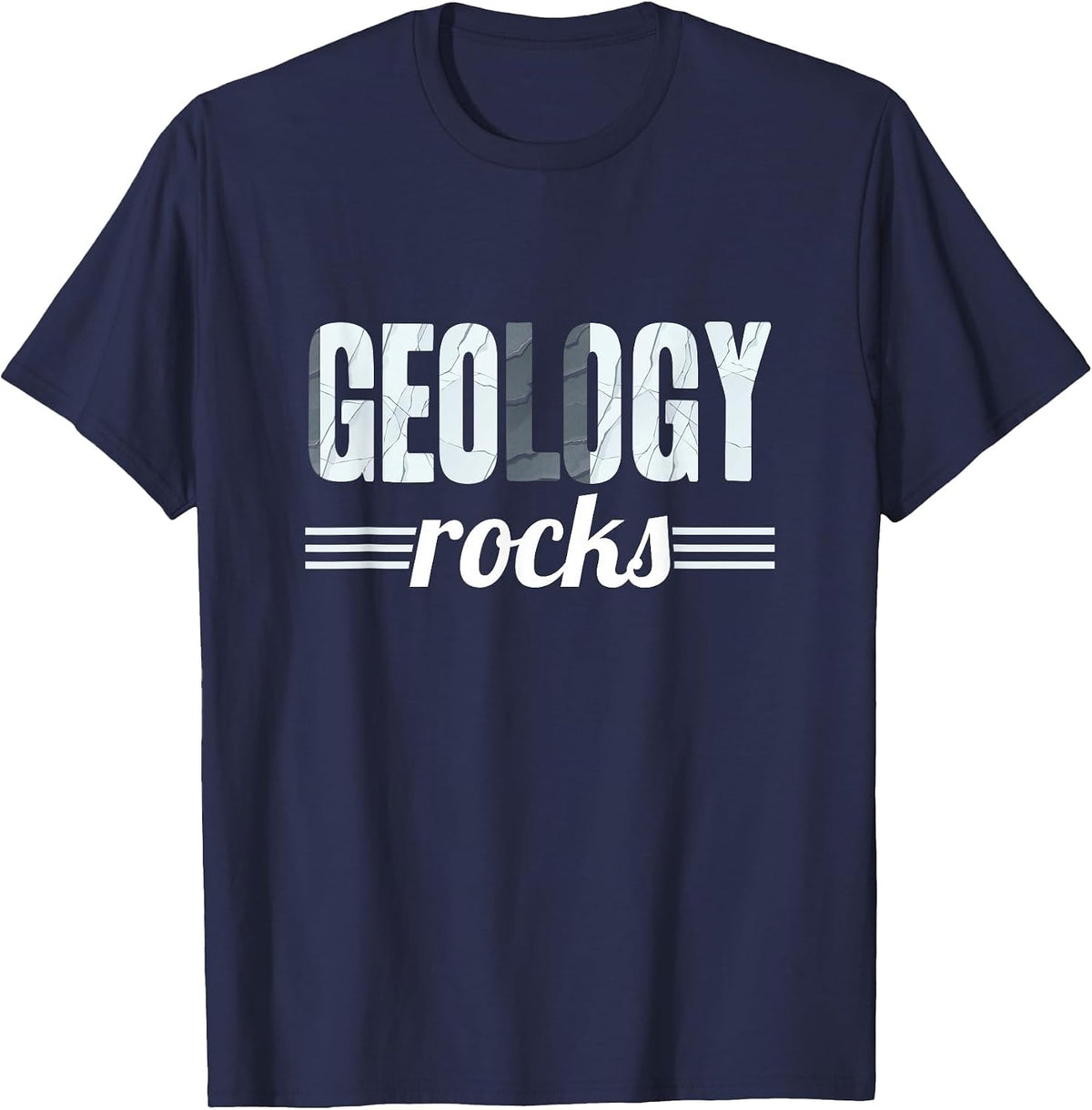 Geology Rocks Collecting Rocks Geology Rockhounding T-Shirt - Navy Blue