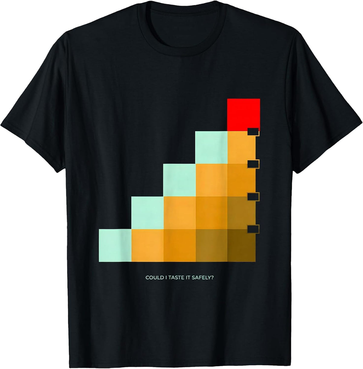 Men's Could I Taste It Safely Funny Periodic Table Chemistry T-Shirt - Black