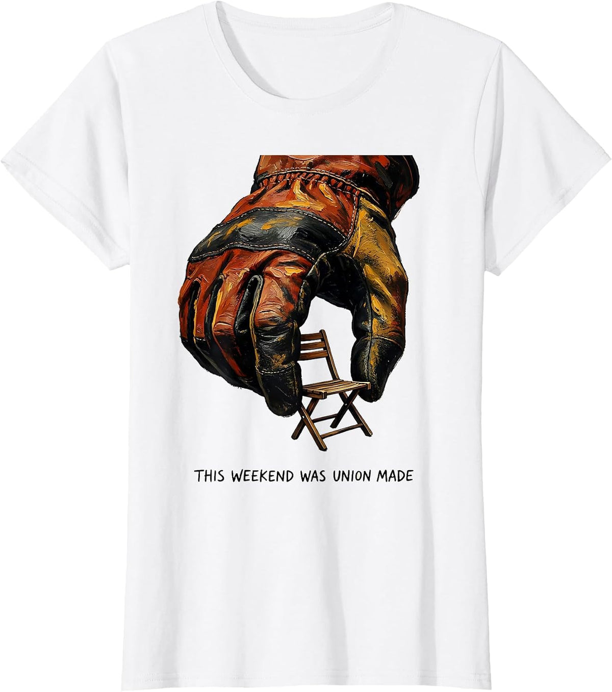 This Weekend Was Union Made Patriotic Labor Day Union Worker T-Shirt - White