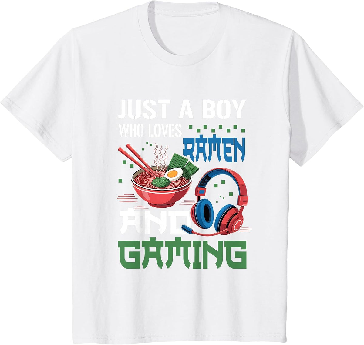 Anime Video Game T-Shirt - White