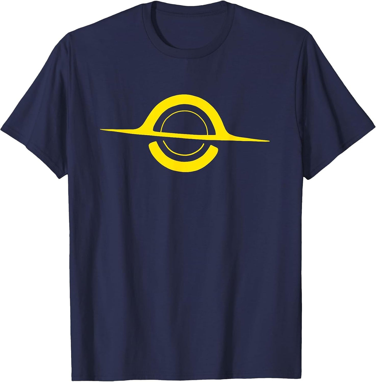 Physics Black Hole T-Shirt - Navy Blue