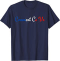 Comment Ca Va French Flag Language How's It Going T-Shirt - Navy Blue