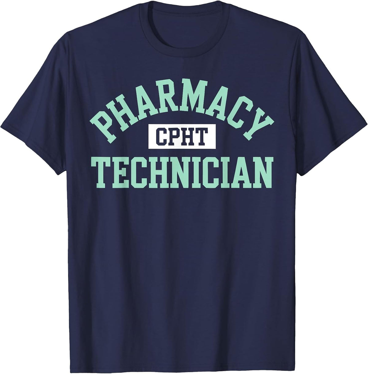CPhT Pharmacy Technician T-Shirt - Navy Blue