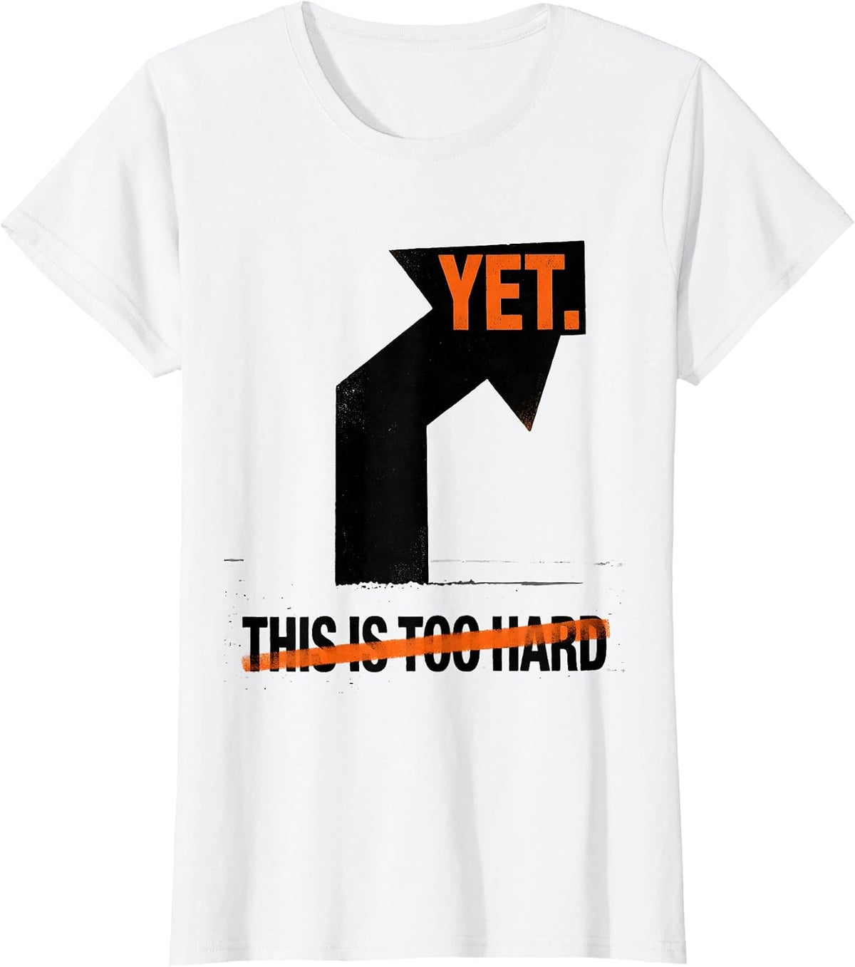 This Is Too Hard Yet Growth Mindset Teacher Motivational T-Shirt - White