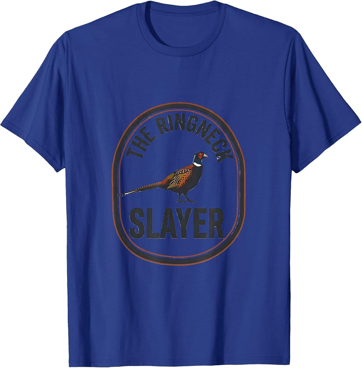 The Ringneck Slayer Vintage Upland Bird Hunting Pheasant T-Shirt - Royal Blue