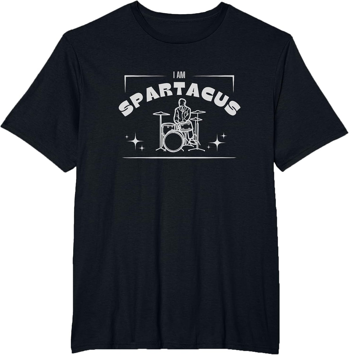 I Am Spartacus, Drummer T-Shirt - Black