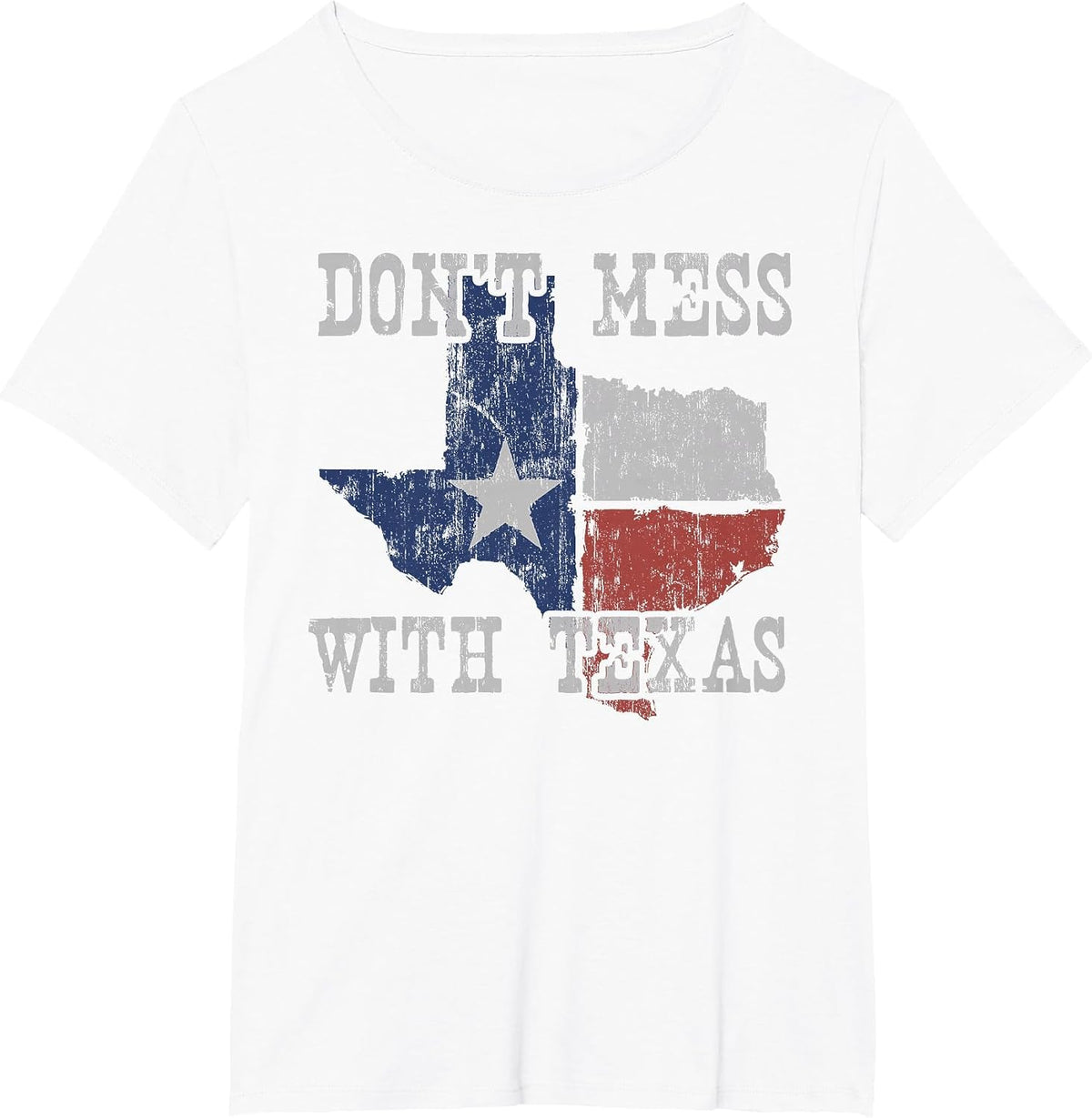 Don't Mess with Vintage Texas Longhorn Lone Star State Shirt T-Shirt - White