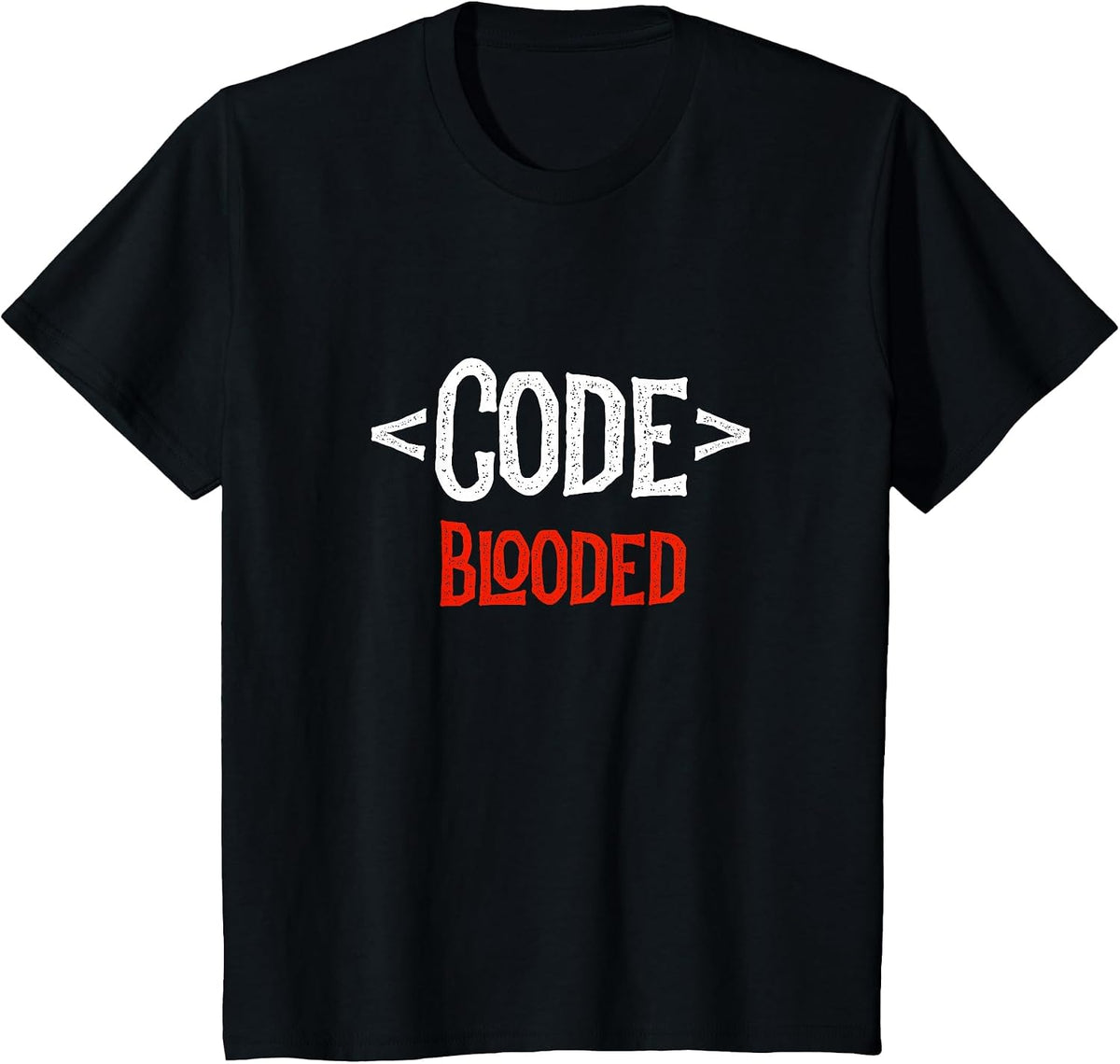 Programmer Developer - Code Tag Blooded - Coding Coder T-Shirt - Black