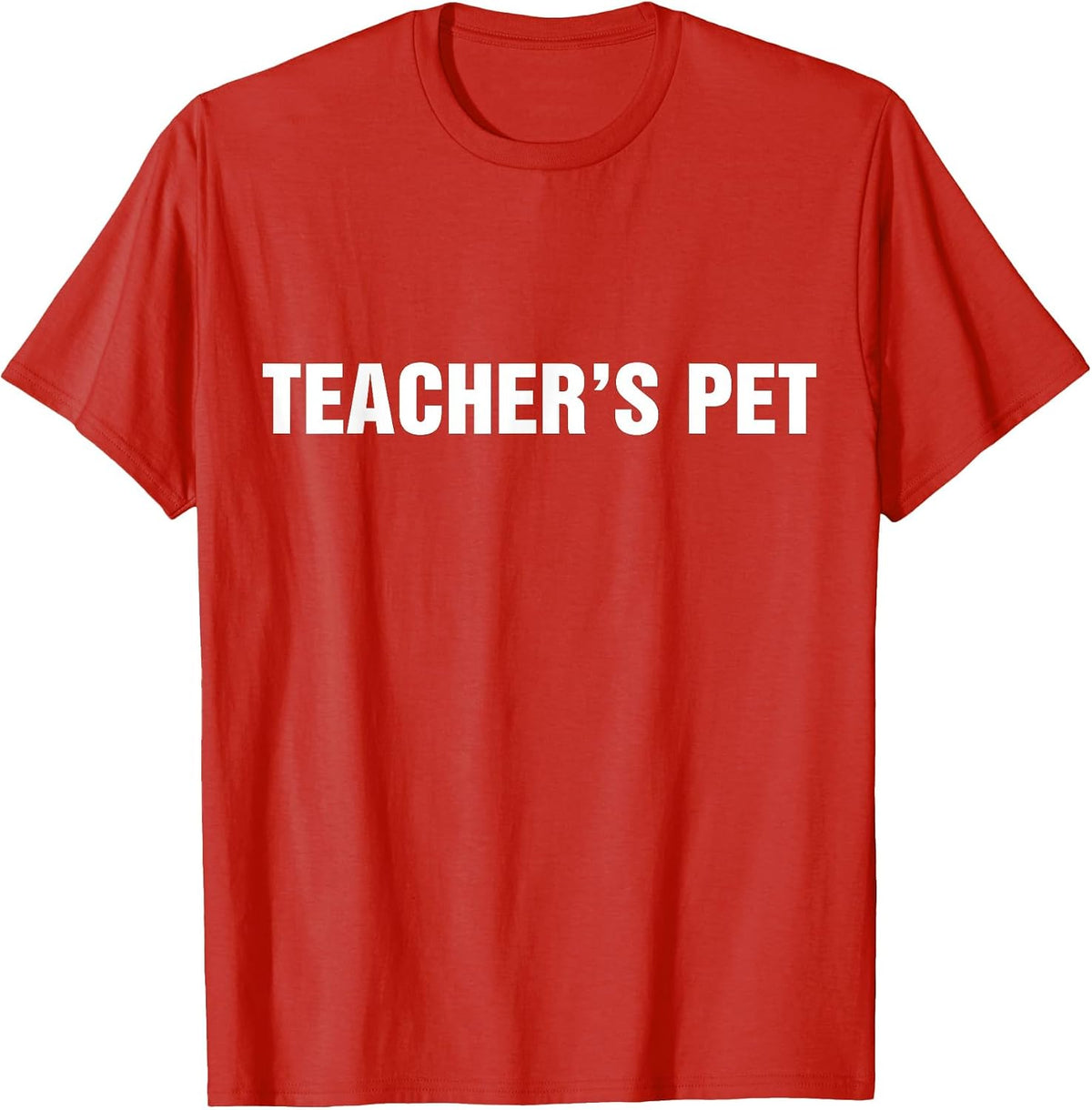 Teacher Pet Student Classroom Enthusiast T-Shirt - Red