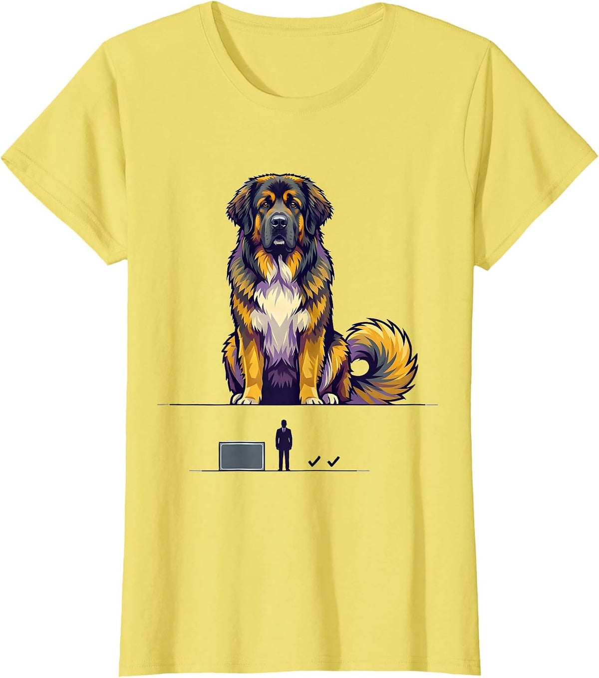 Women's Great Pyrenees Dog Owner Breed Pride Pet Humor T-Shirt - Lemon Yellow