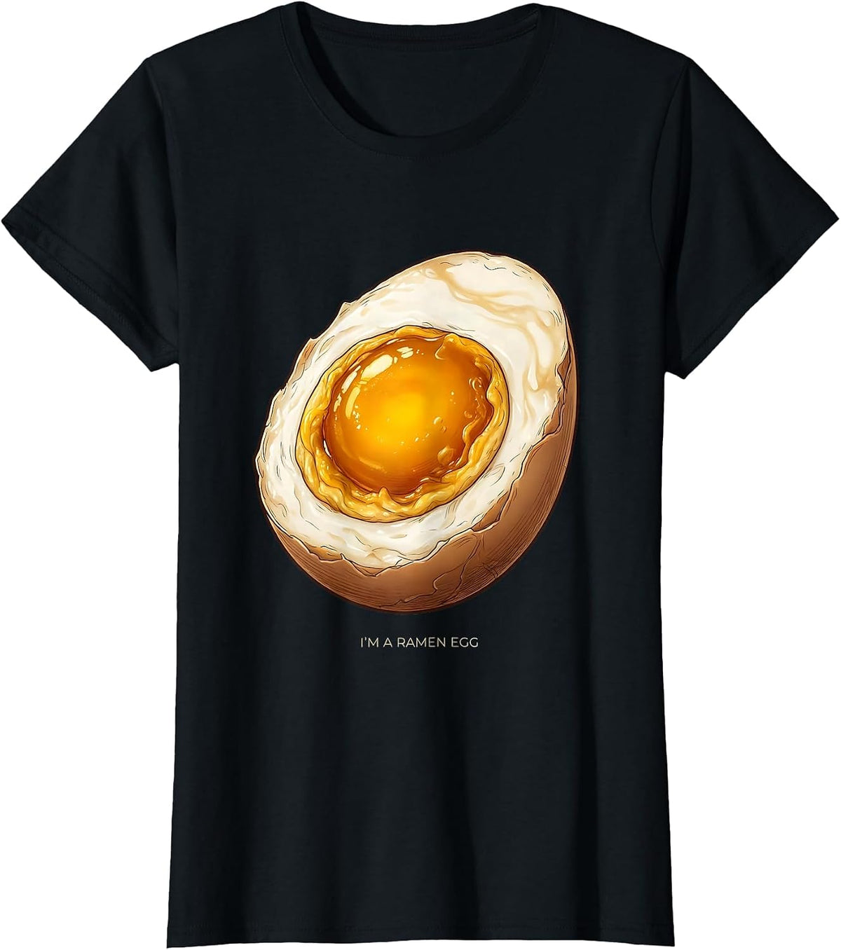 I'm A Ramen Egg Funny Food Pun Halloween Costume T-Shirt - Black