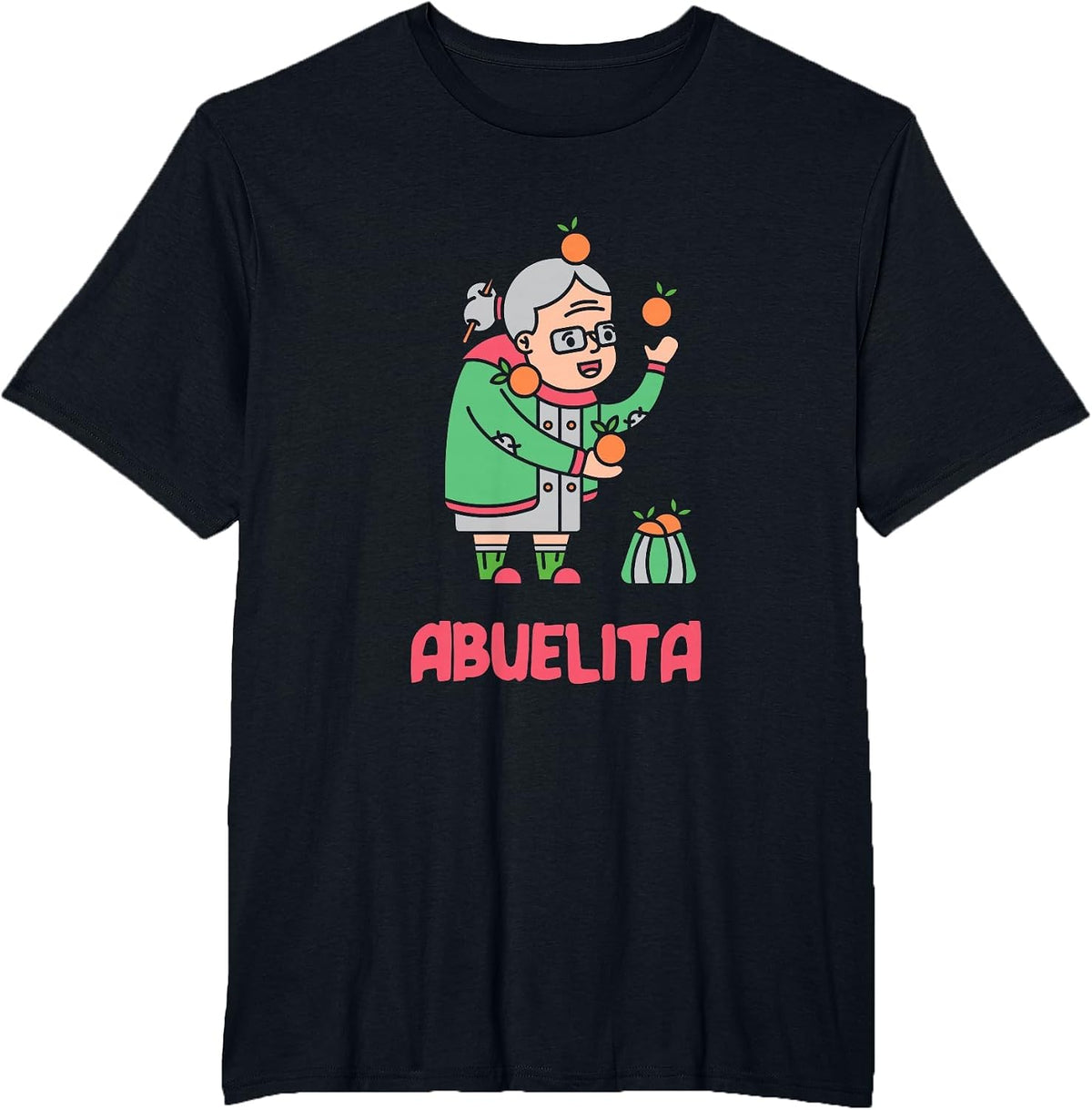 Abuelita Spanish Grandma Abuelas Mexican Abuela Grandmother T-Shirt - Black