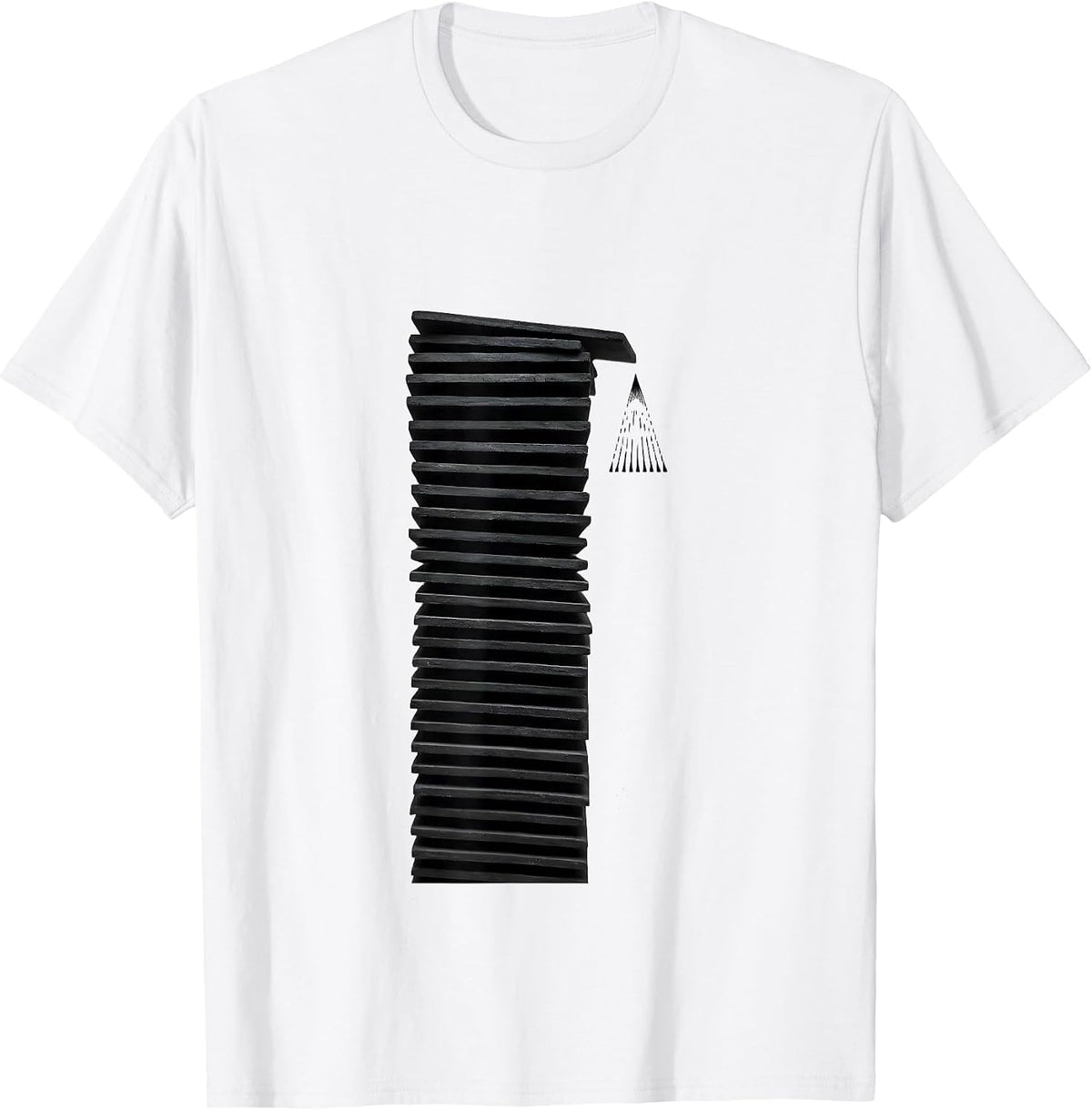 Men's Grounded Electrician Minimalist Skeleton Humor T-Shirt - White