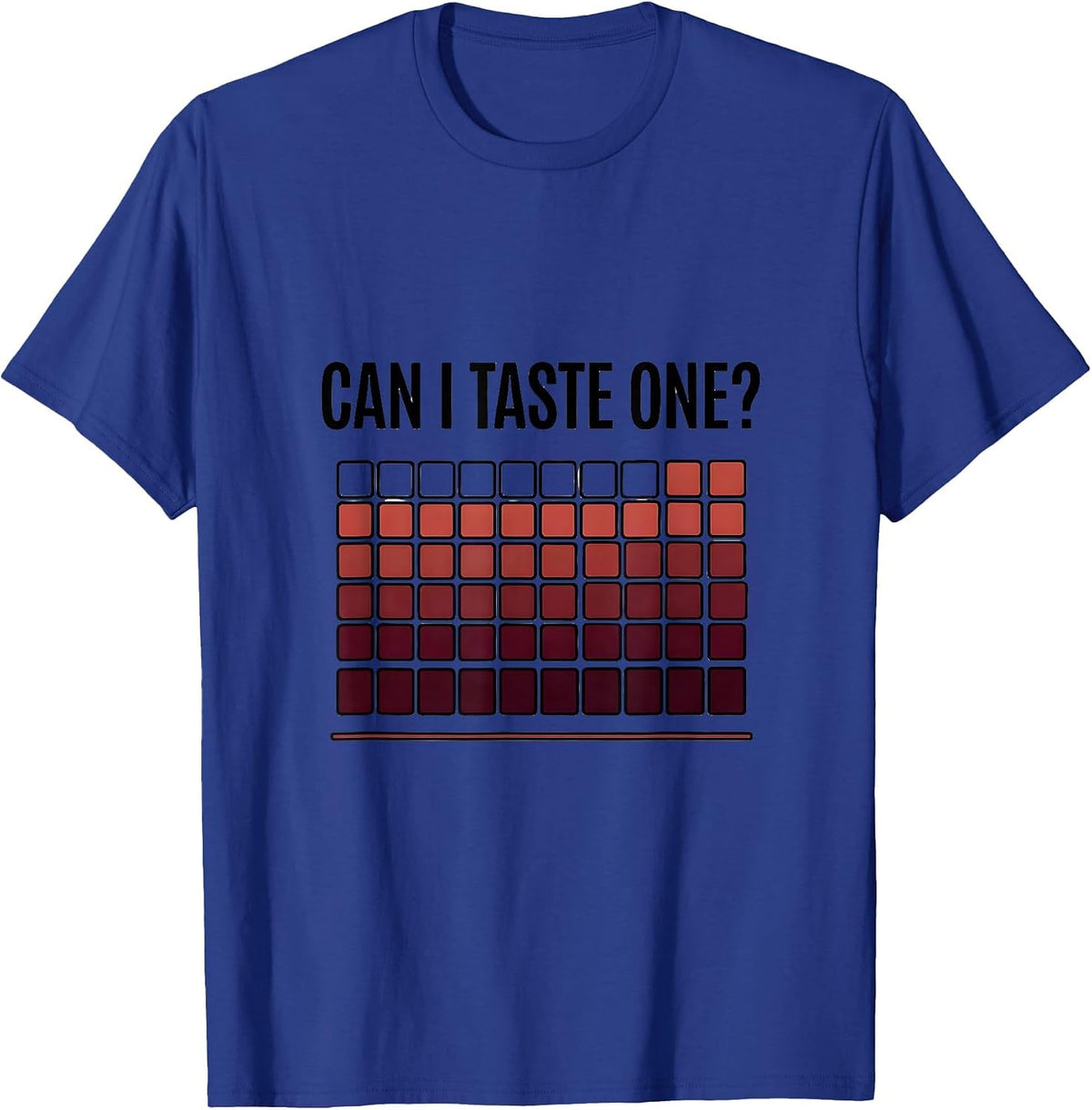 Men's Can I Taste One Funny Periodic Table Science Teacher Joke T-Shirt - Royal Blue