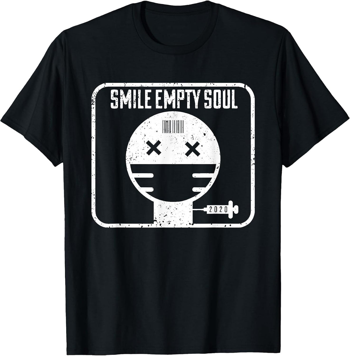 Smile Empty Soul - Album Cover 2020 T-Shirt, Men, Black, Small - As Pictured