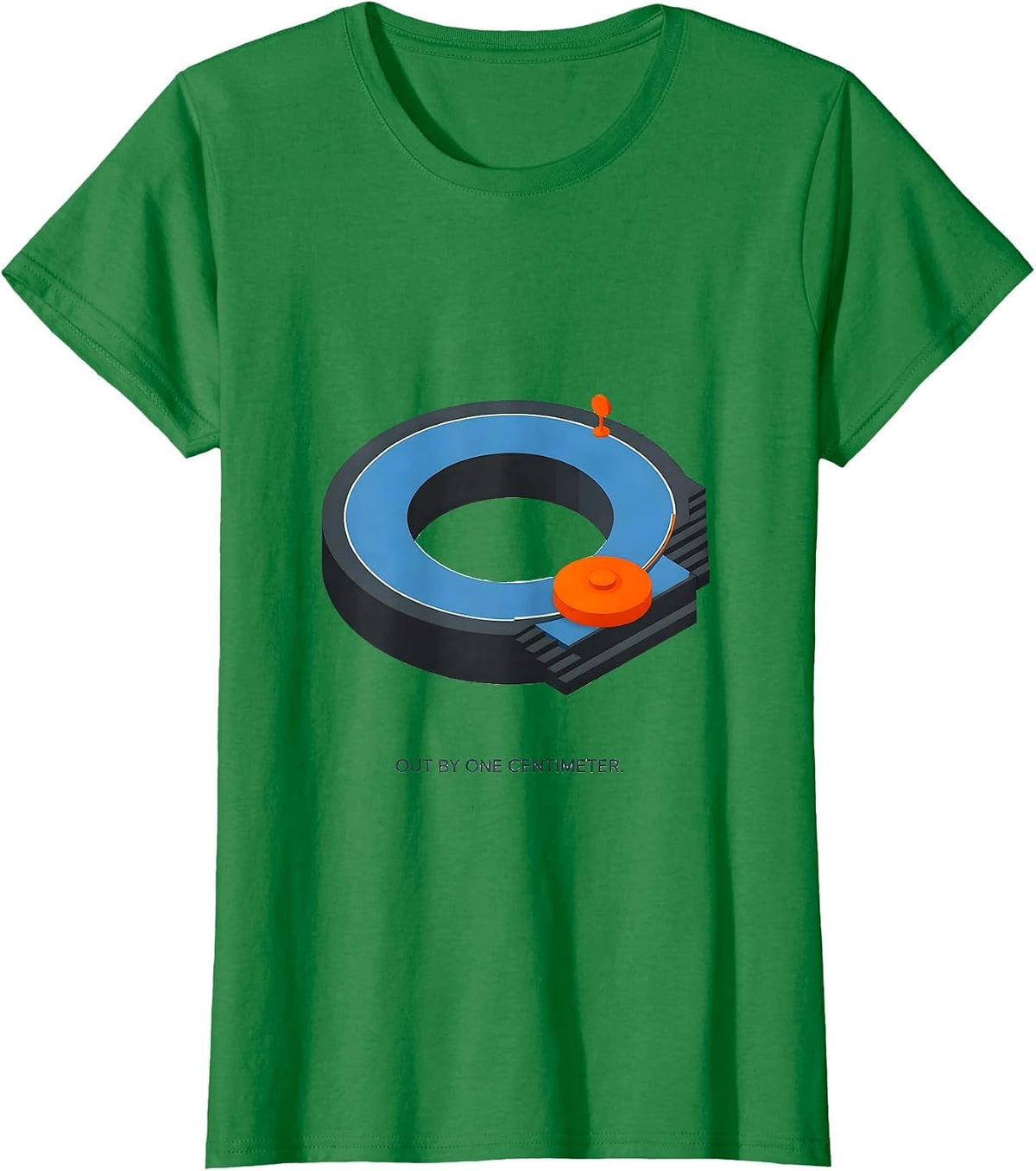 Out By One Centimeter Defiant Track And Field Throws Athlete T-Shirt - Kelly Green