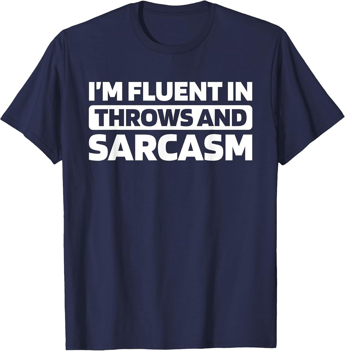 Throwing Track and Field Athletics - Javelin Throw T-Shirt - Navy Blue