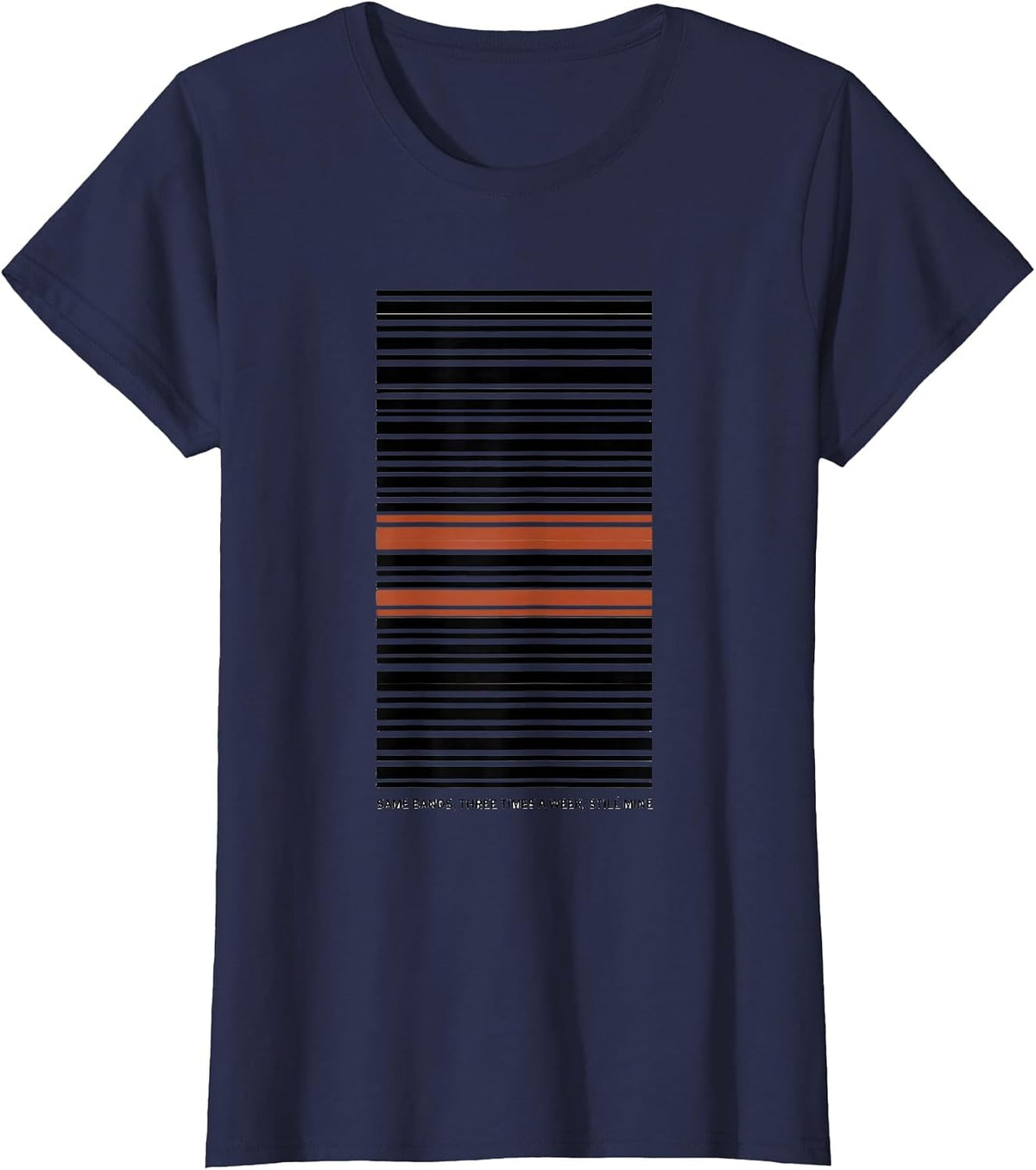 Women's Same Bands, Three Times A Week, Still Mine Dialysis Nurse T-Shirt - Navy Blue
