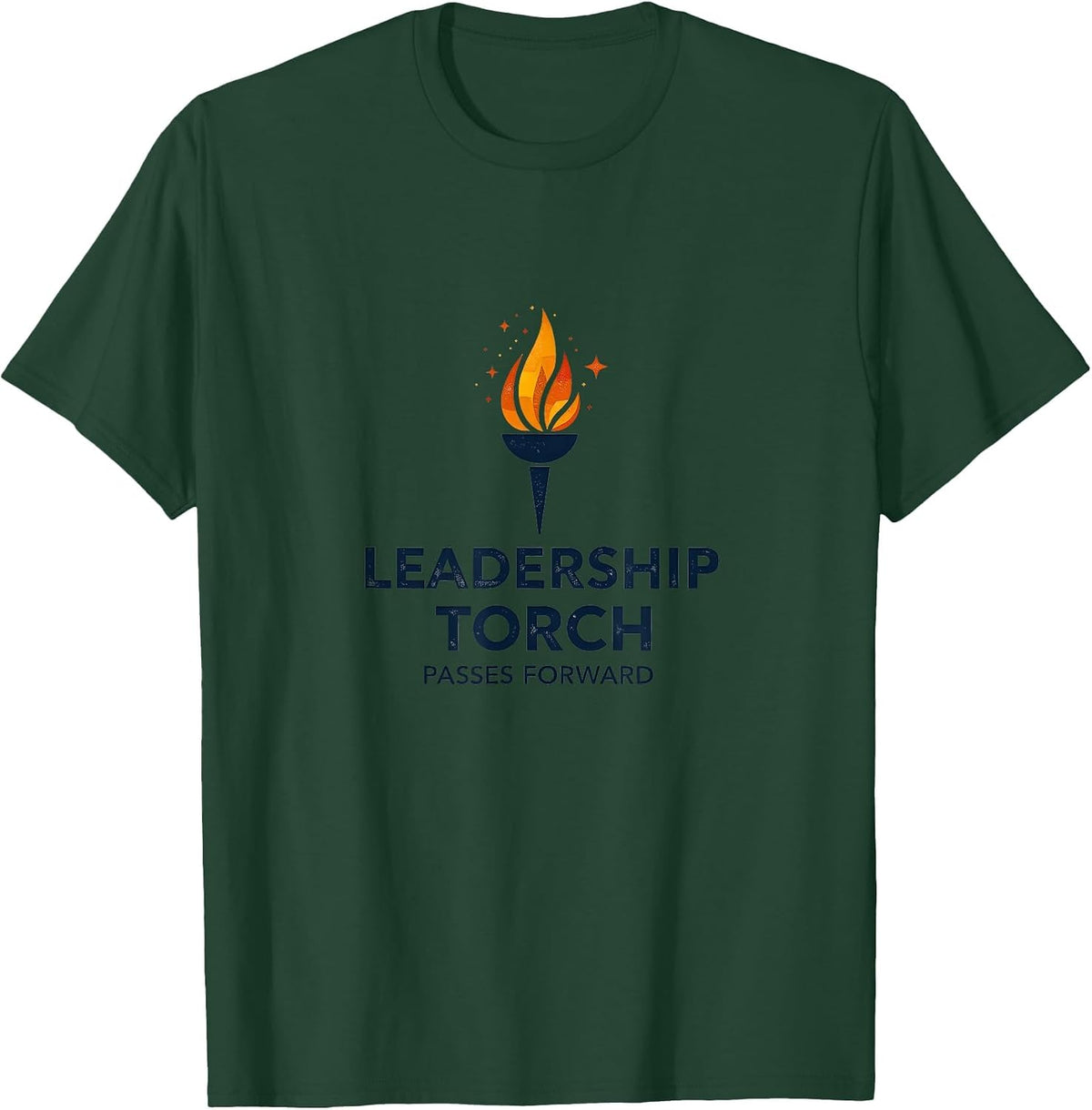 Leadership Torch Passes Forward Inauguration T-Shirt - Dark Green