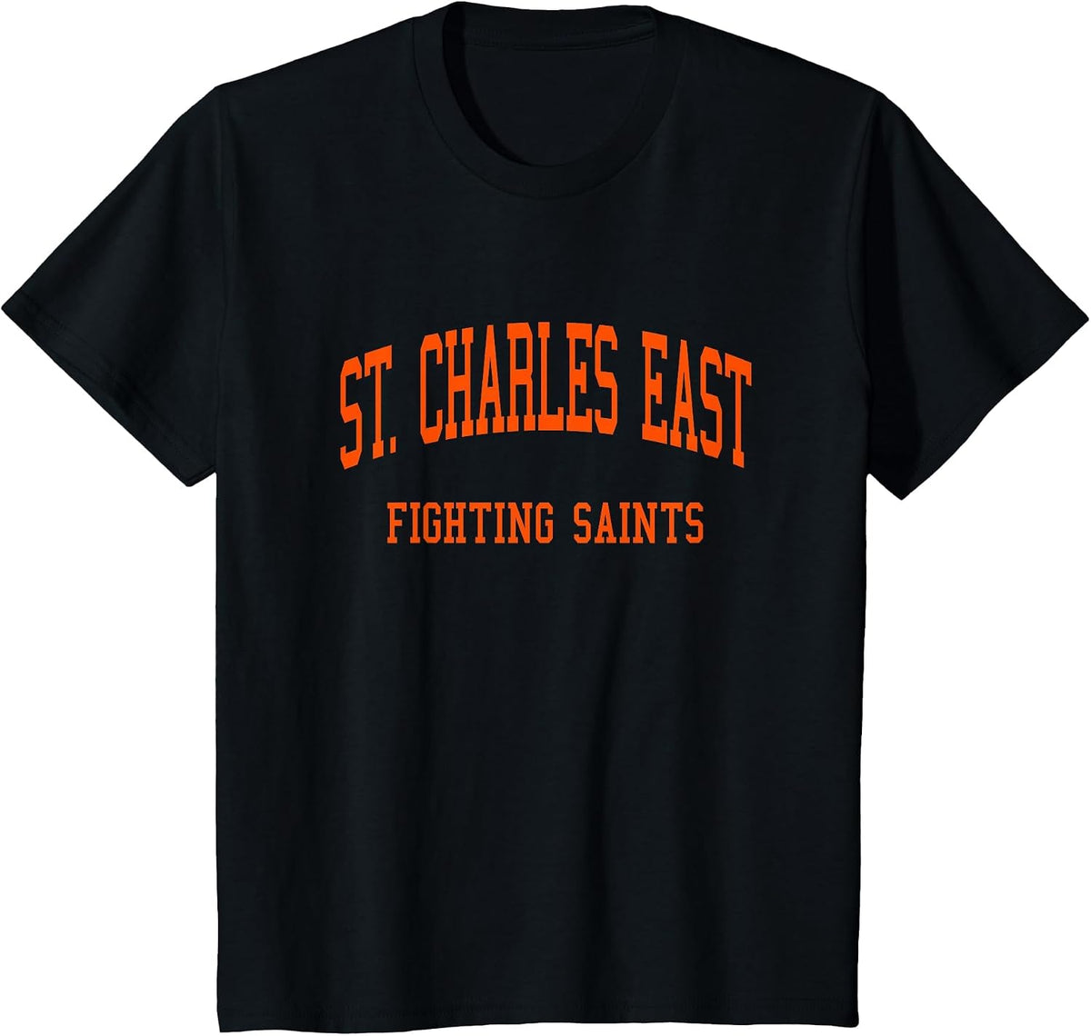 St. Charles East High School HS Saint Charles IL Retro Sport T-Shirt - Black