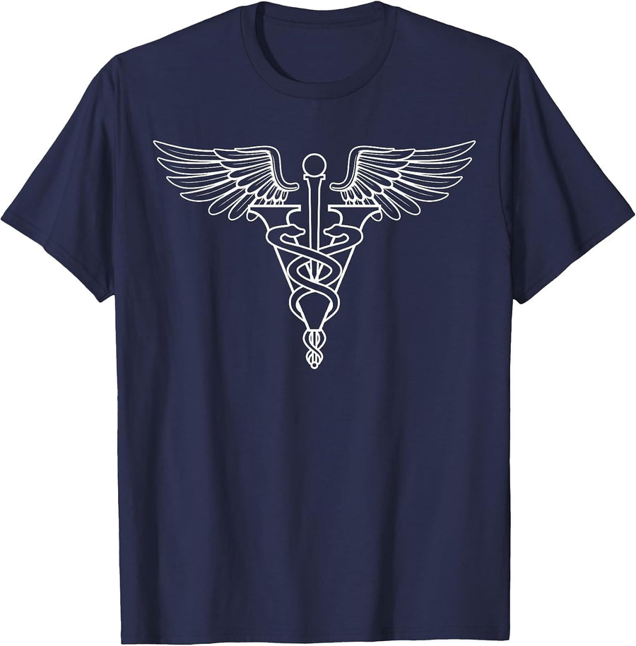 Veterinarian Tech Symbol Veterinary Assistant T-Shirt - Navy Blue