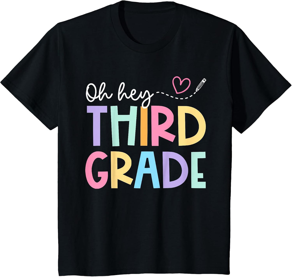Back to School Oh Hey Third Grade Teachers Women Student T-Shirt - Black
