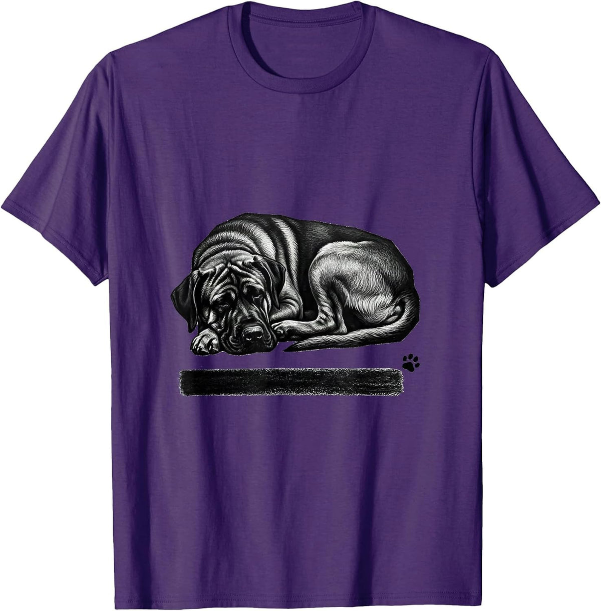 Great Dane Official Sleepshirt Dog Lover Napping Pajamas T-Shirt - Purple