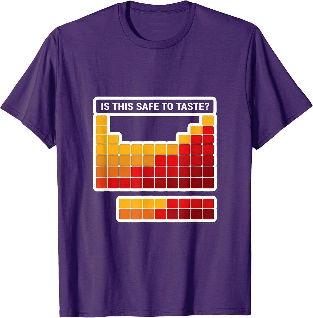 Is This Safe To Taste Funny Periodic Table Science Teacher T-Shirt - Purple