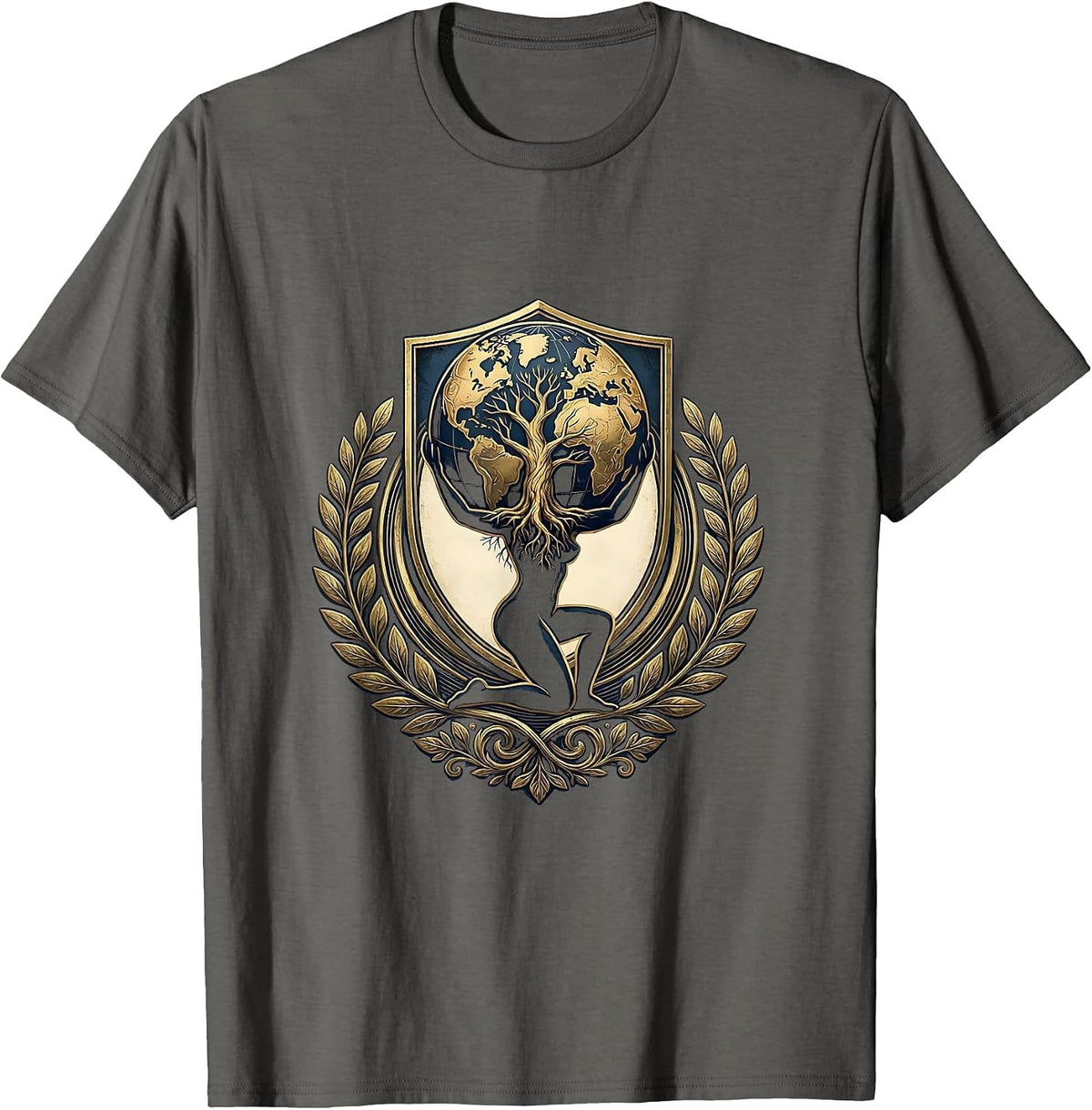Eldest Daughter Holding The Family Together T-Shirt - Asphalt Grey