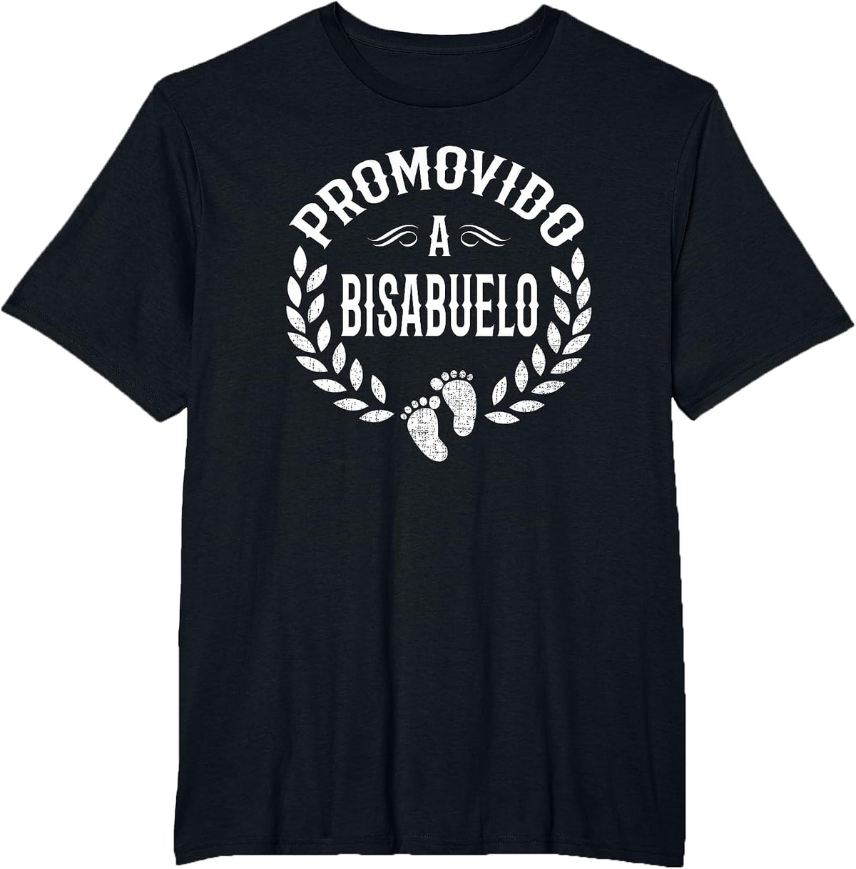 Promovido A Bisabuelo Spanish Great Grandpa Announcement T-Shirt - Black