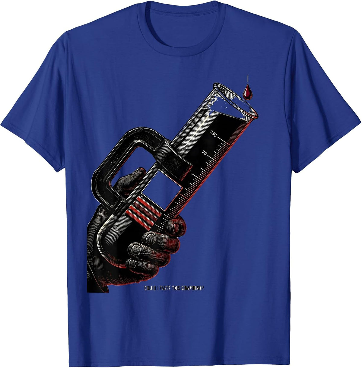 Men's Could I Taste This Compound Funny Science Teacher Student T-Shirt - Royal Blue