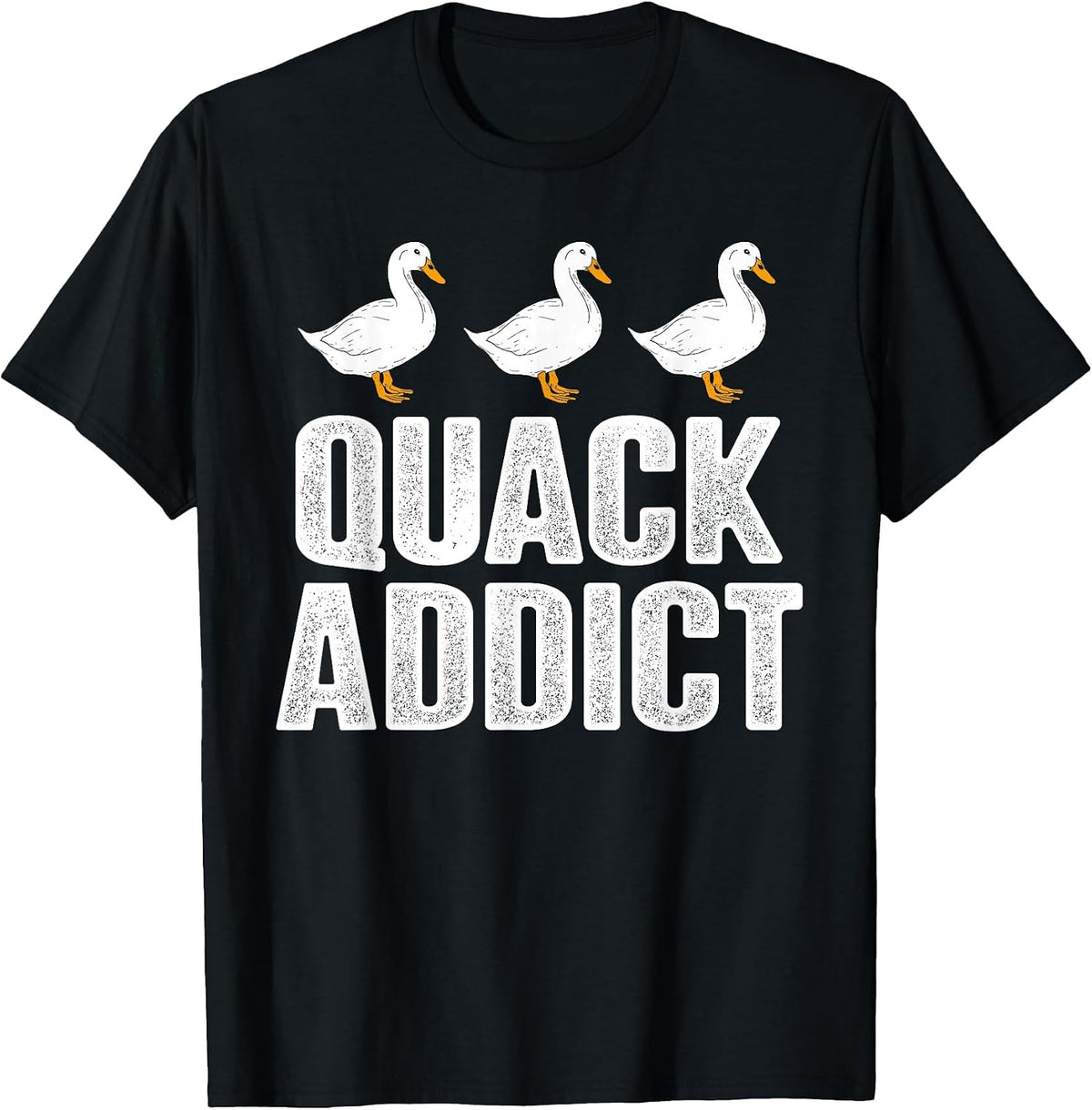 Quack Addict - Funny Duck Lover T-Shirt - Black