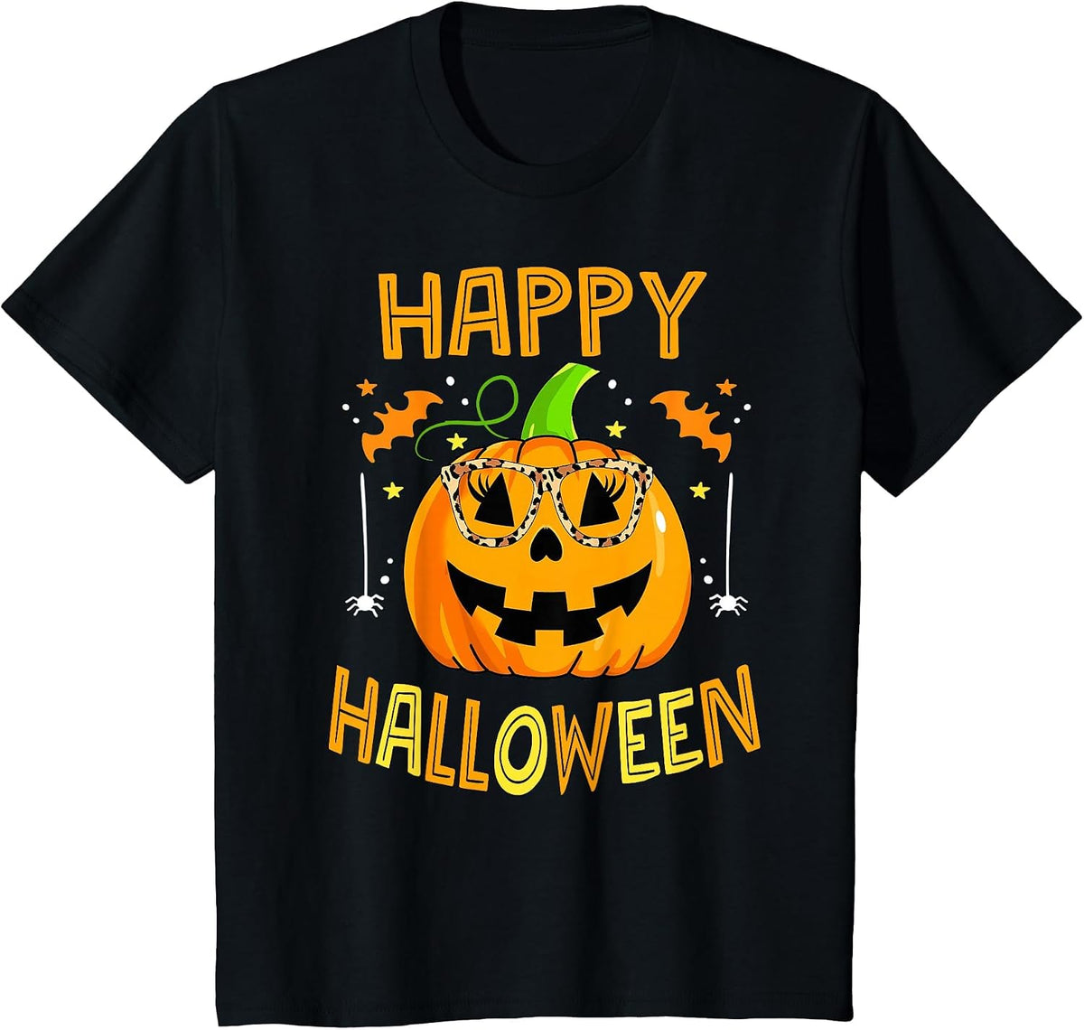 Trick Or Treat Halloween Funny Pumpkin Happy Halloween 2026 T-Shirt - Black