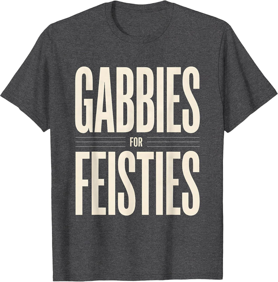 Men's Gabbies For Feisties Funny Vet Tech Veterinary Medicine T-Shirt - Dark Heather Grey