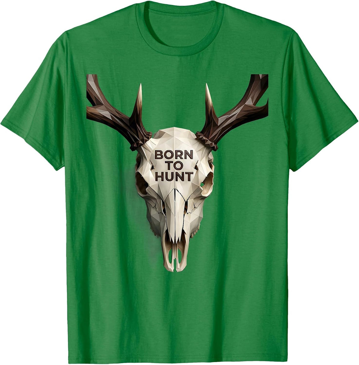 Men's Born to Hunt Outdoor Hunting Design T-Shirt - Kelly Green