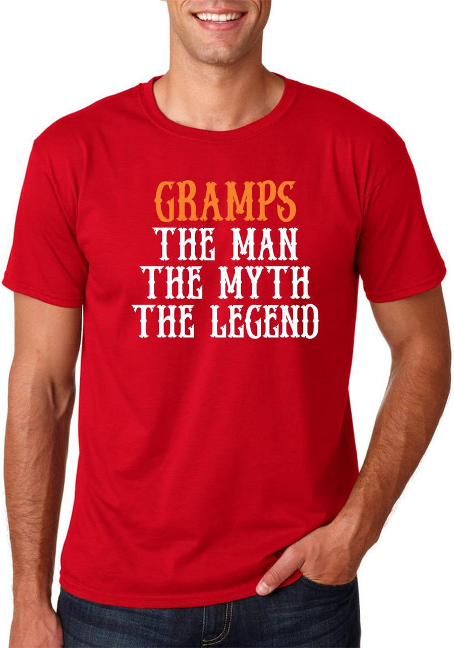AW Fashions Grampas - The Man, The Myth, The Legends - Gramps Men's T-Shirt - Red