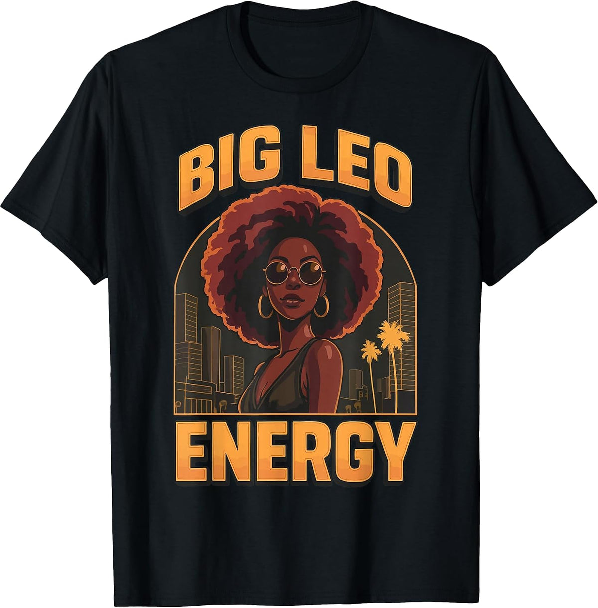 Big Leo Energy T-Shirt - Black