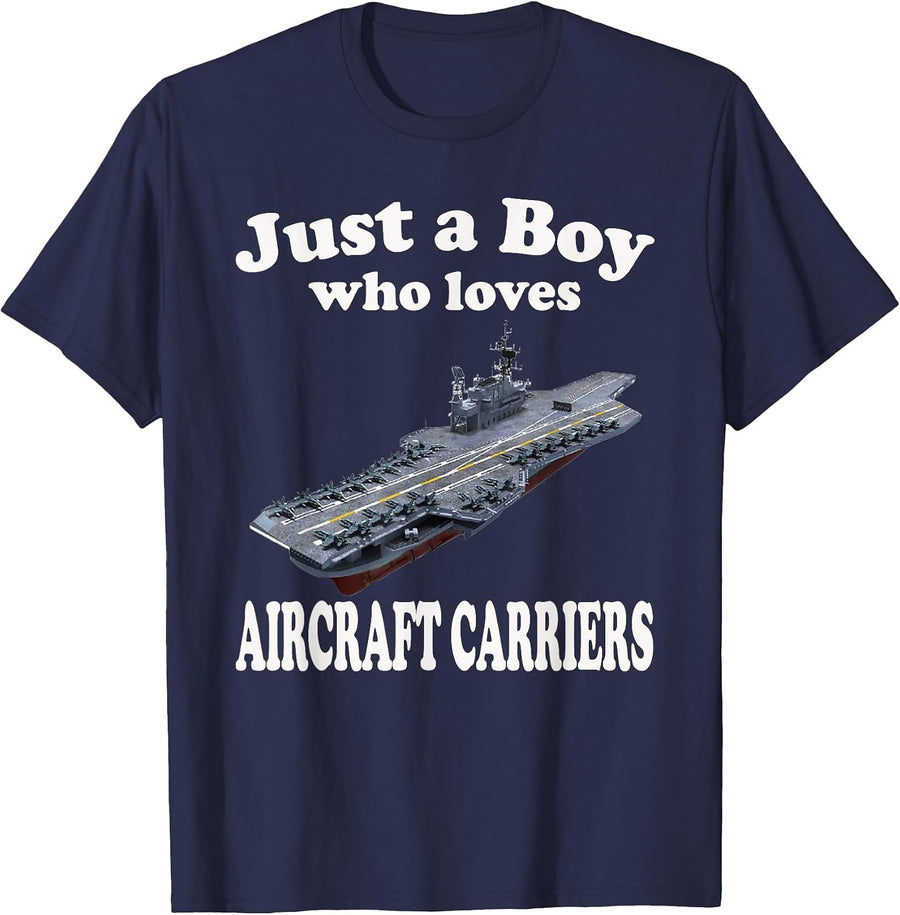 Aircraft Carrier USS Midway CVA-41 CVB-41 Adults Kids T-Shirt - Navy Blue