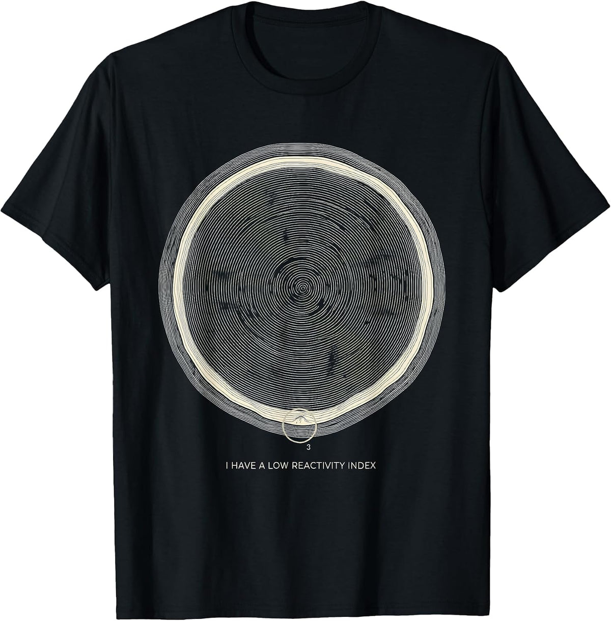 Men's I Have A Low Reactivity Index Funny Science Chemistry Nerd T-Shirt - Black