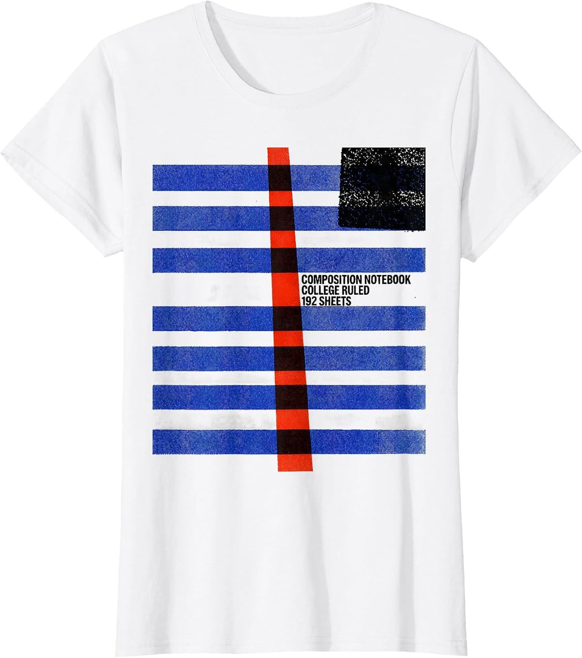 Composition Notebook College Ruled 192 Sheets Teacher T-Shirt - White