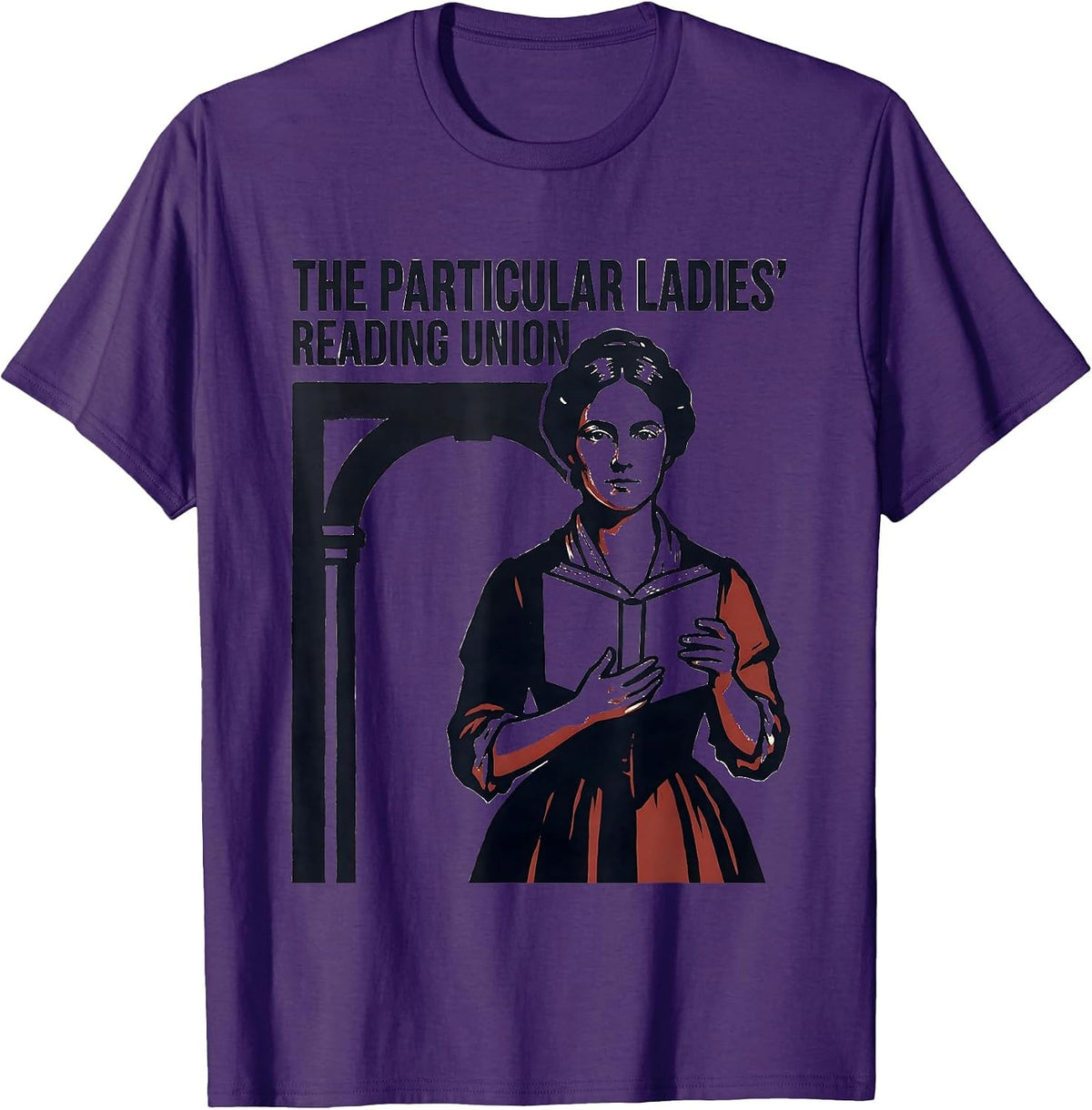 The Particular Ladies' Reading Union Vintage Literary Jane T-Shirt - Purple